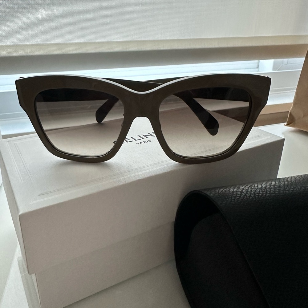 Celine Triomphe Brown Butterfly Ladies Sunglasses CL40 NWB - Picture 7 of 9